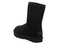 UGG Women's Classic Short II Black Ankle-High Suede Boot - 5M