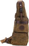 Canvas Sling Bag Crossbody Backpack