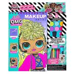 L.O.L. Surprise OMG Make-Up Artist Magazine, Spiral-Bound Make-Up Sketchbook with Stencils, Crayons, and More