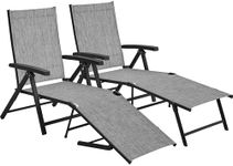 Yaheetech Outdoor Folding Chaise Lo