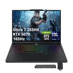 Lenovo Legion Pro 5i 16" WQXGA 165Hz Gaming Laptop, Intel 20-core Ultra 7 255HX (Beats Intel i9-14900HX), GeForce RTX 5070, 64GB DDR5, 2TB SSD, Backlit keyboard, Win 11 Pro, Black, 1TB Docking Station