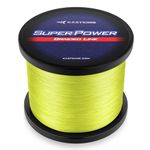 KastKing Superpower Braided Fishing Line,Yellow,40 LB,547 Yds