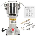YaeMarine Grain Mill Grinder 300g Grain Grinder 110V Electric Herb Cereal Mill Portable for Household Commercial Improvement Flour Powder High Speed Machine