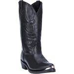 Laredo Men's McComb Round Toe Cowboy Boots Western, Black, 8.5 UK