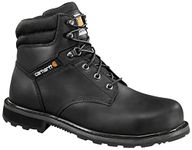 Carhartt Men's Traditional Welt 6" Steel Toe Work Boot, Black Oil Tanned, 10.5 W