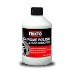 Frikto Chrome Polish & Rust Remover Liquid for Copper, Brass, Bronze, Gold, Nickel, Stainless Steel & for All Metals 350ml