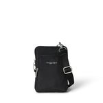 Baggallini Women's Securtex Anti-Theft Activity Crossbody Bag Cross Body, Black, One Size