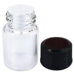 Beauticom 2ML Glass Vial - Clear, Amber, Clear, 144 Bottles,