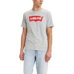 Levi's Men's Graphic Tees (Regular and Big & Tall), Graphic Midtone Grey, Large