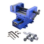 HFS(R) Compound Cross Slide Industrial Strength Benchtop & Drill Press Vise (6IN)