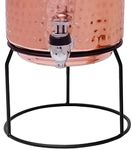 Inpala Metals Copper Water Dispenser,Pot, Matka Stand Only for 5 and 11 Liters