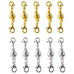 Magic Magnetic Clever Clasp Magnetic Lock with Lobster Clasp for Jewelry Necklace Bracelet