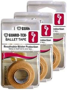 Gauztex® Sports Toe Tape – Ballet (3-Pack) – Self-Adhesive Breathable Gauze – Flexible, Sweatproof Blister Protection, Beige