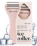 Kitsch Ice Roller for Face & Eye Puffiness, Cold Skin Care for Facial Lymphatic Drainage, Dark Circles & Migraine Relief, Self Tool for Wrinkles, Valentines Day Gifts for Women Face Massager (Pink)