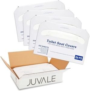 4 Pack of 250 Pieces Disposable Toilet Seat Covers, Flushable Paper Cover for Bathroom, Travel Accessories, Kids, Adults, 14 x 16 In (1000 Pack)