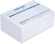 Adams Petty Cash Receipt Pad, 5 x 3-1/2 Inches, 50 Sheets per Pad, Pack of 12 Pads (9672ABF)