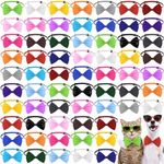 Huhumy 240 Pcs Dog Bow Ties with Ad