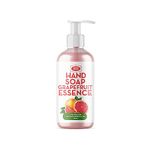 Soap House Hand Soap | Grapefruit Essence | Made with True Grapefruit Essential Oil | Savon Maison | Pack of 4 units (500ml x 4)
