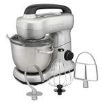 Hamilton Beach 63392 Stand Mixer, Metallic Grey