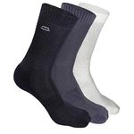 HEELIUM Bamboo Socks For Men's |Crew Length Socks | Formal & Office Wear | Odour Free & Breathable | 3X Softer Than Cotton Socks, Multicolor