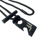 Forest Fundamentals™ Sidekick Fire Starter™ | Ferro Rod Fire Steel & Striker Necklace | All-Weather, EDC, Bushcraft, Camping | Bottle Opener & Tinder Scraper | 5,500º F Molten Sparks