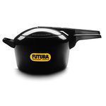 Hawkins Futura 7 Litre Pressure Cooker, Jumbo Design Pan Cooker, Hard Anodised Inner Lid Pressure Cooker, Black (FP7J)