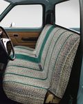 West Coast Auto Car Seat Covers, Baja Saddle Blanket Car Accessories, Universal Fits Ford, Chevrolet, Dodge, Bench Seats, and Full Size Pickup Trucks (Green)