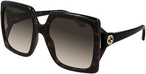Gucci GG0876S Havana/Brown Shaded 60/20/130 women Sunglasses