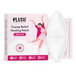 Plush 8+ Hour Instant Cramp Relief Heating Patch (Pack of 2) | 100% Herbal & Safe | Air Activated | No Side Effects