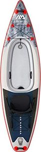 Aqua Marina Cascade, All-Around Inflatable Stand Up Paddle Board (iSUP) and Kayak hybrid Package, 340 cm Length, Grey/Red