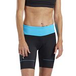 Zoot Core Women's 8-Inch Tri Shorts - Performance Triathlon Shorts Endura Fabric Hip Holster Pockets, Cascade, Large