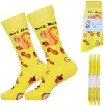 TC9SOCKS Funny Socks for Men & Women - Fun Novelty Adult Dress Socks with Crazy Print