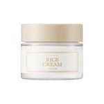 [I'm From] Rice Cream 1.69 Ounce, 41% rice bran essence with ceramide | Glowing Look, Improves Moisture Skin Barrier, Nourishes Deeply, Soothing to even out skin tone, K beauty