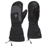 Black Diamond Men's Mercury Mitts Waterproof Cold Weather Snow Mittens for Skiing, Mountaineering, Snowboarding, Black, X-Small