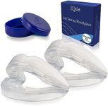 ZQuiet, Anti-Snoring Mouthpiece, Starter Pack with 2 Sizes, Living Hinge & Open Front Design for Comfort & Easy Breathing, Clear