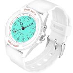 PROKING Women's Watch Sport Waterproof Watches Nurse Minimalist Simple Analog Watch Casual Ladies Men's Watch, Easy Read Dial, Military Time with Second Hand, Silicone Band, Light