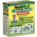 NeilMed's Sinus Rinse Extra Strength Pre-Mixed Hypertonic Packets 70 Count Box