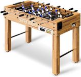 48in Competition Sized Foosball Table, Soccer for Home, Arcade Game Room, w/ 2 Balls, 2 Cup Holders 2x4ft for Man Cave or Basement, Standing or Tabletop