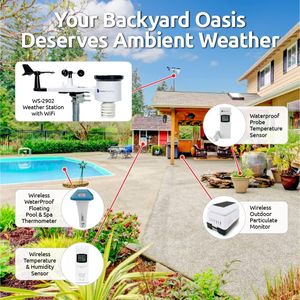 Ambient Weather WiFi Weather Station – WS-2902 Wireless Sensor