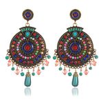 Shining Diva Fashion Jewellery Bohemian Fancy Metal Earrings for Women and Girls (Multicolor) (8732er)