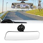 Car Rearview Mirror, Auto Inside Rearview Mirror with Suction Cup, 12 inch HD Wide Angle Extended Curved Mirror, 360 Degrees Adjustable Wide Viewing Car Accessories Universal for Cars Trucks Boat