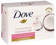 Dove PURELY PAMPERING COCONUT MILK BEAUTY CREAM BAR - 100G, (Pack of 1)