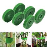 Gozaqe Plant Tie Strap(1 Mtr X 12Mm,6 Roll) Plant Holder,Reusable, Adjustable,Multi-Use Tie Tape For Plant Support For Climbers,Plant Support,Cable Organizer