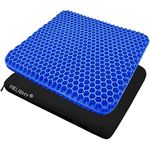 Egg Gel Seat Cushion, Breathable Gel Cushion Chair Pads with Non-Slip Cover for Home Office Car Wheelchair, Honeycomb Design As Seen On TV