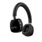 PuroQuiet Plus by Puro Sound Labs- Volume Limited On-Ear Active Noise Cancelling Studio Grade Bluetooth Headphones– Lightweight Headphones for Kids with Built-in Microphone (Black)