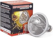 50W Deep Heat Infrared Projector Lamp for Reptiles, Emits both Infrared A & B Wavelengths, Reptiles Basking Light Heat Lamp Bulbs with Reflector for Bearded Dragons, Turtles, Snakes, Lizards, etc.