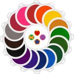 Lorzon 16 Pack Washable Ink Pads fo