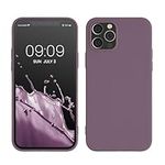 kwmobile Case Compatible with Apple iPhone 12 / iPhone 12 Pro Case - Soft Slim Protective TPU Silicone Cover - Pale Iris