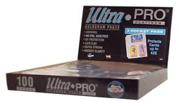 Ultra Pro 3 Pocket for 4-by-6-inch Cards or Photo Pages (100 Pages)