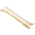 Slick Solutions Slick- Bamboo Back Scratcher, 16.5", 2 Pcs, Back Scratcher For Men And Women, Wooden Back Scratcher Long Handle, Back Scratcher Bamboo, Wood Back Scratcher